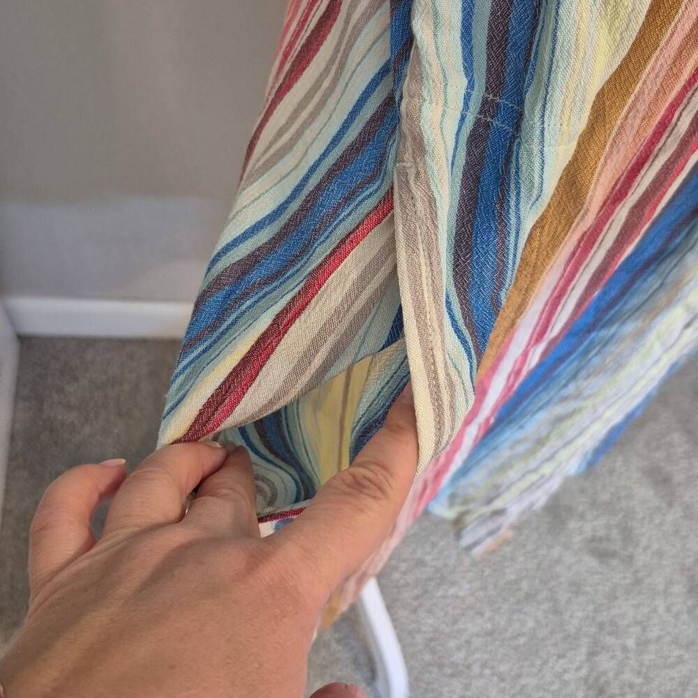 Prana Multicolor Striped Midi Dress - Picture 3 of 9